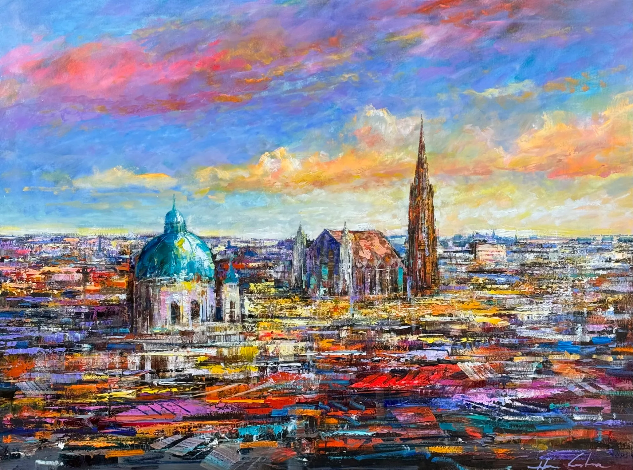 Blick über Wien — C. Henze