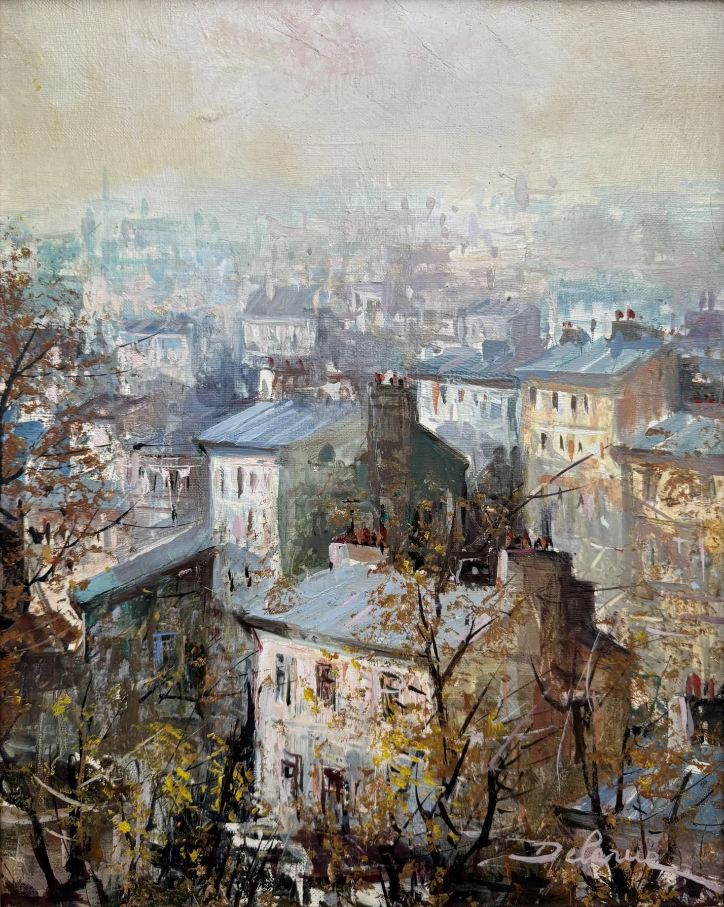 Dächer von Paris — L. Delarue