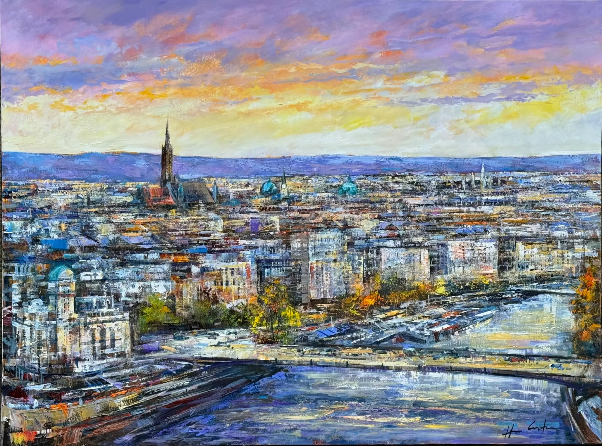 Wien - Urania am Donaukanal — C. Henze